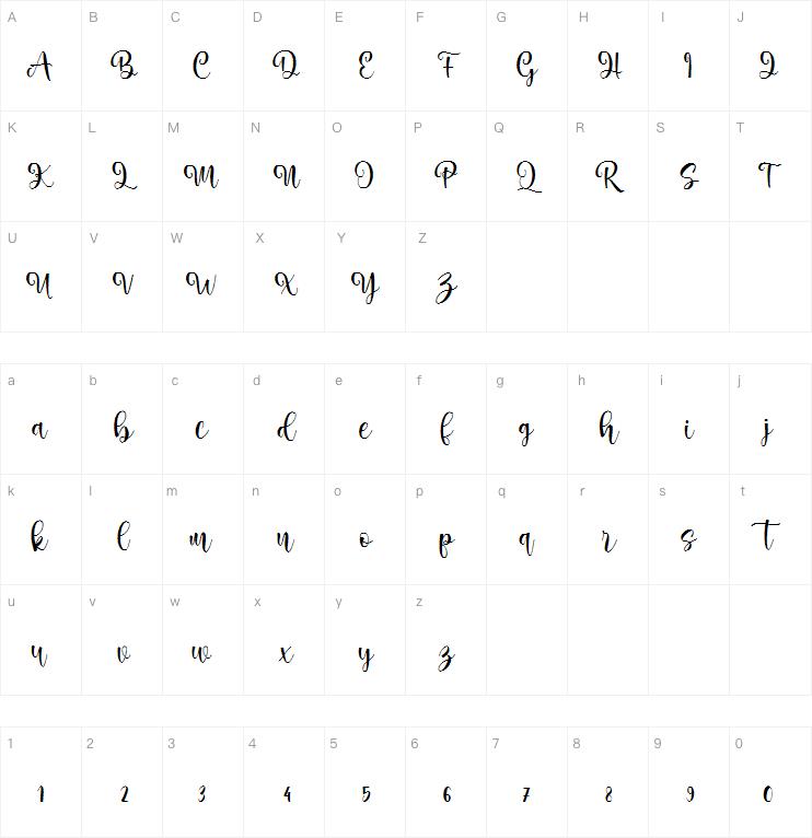 marlina melvin字体