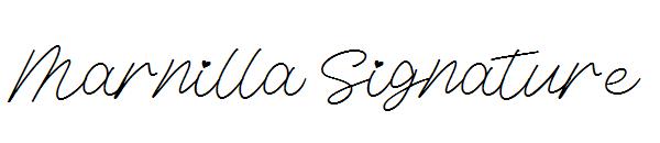 Marnilla Signature字体