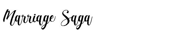 Marriage Saga字体