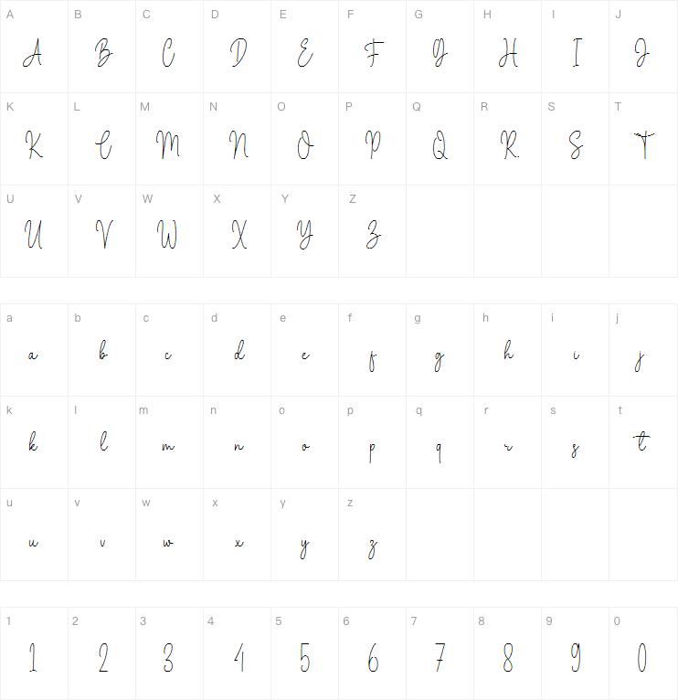 Marselin Signature字体