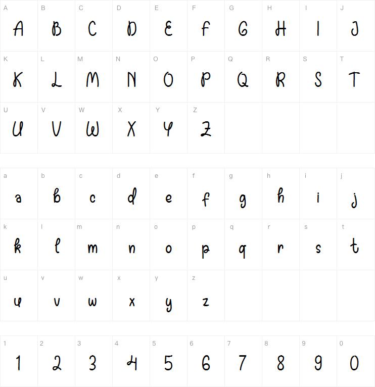 Marsha & Joshua字体
