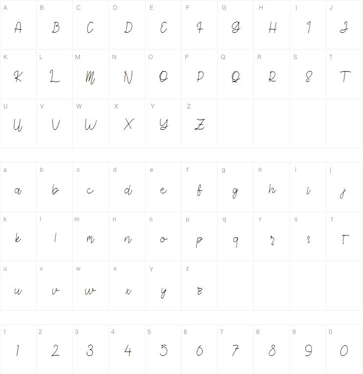 Marsha Sithnoy字体