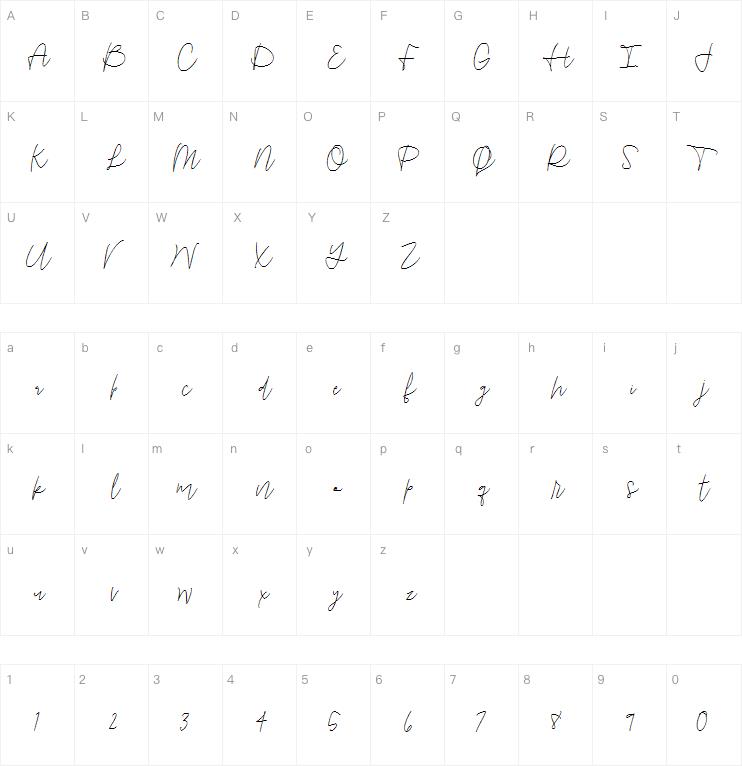 Maryanne Signature字体