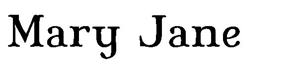 Mary Jane字体