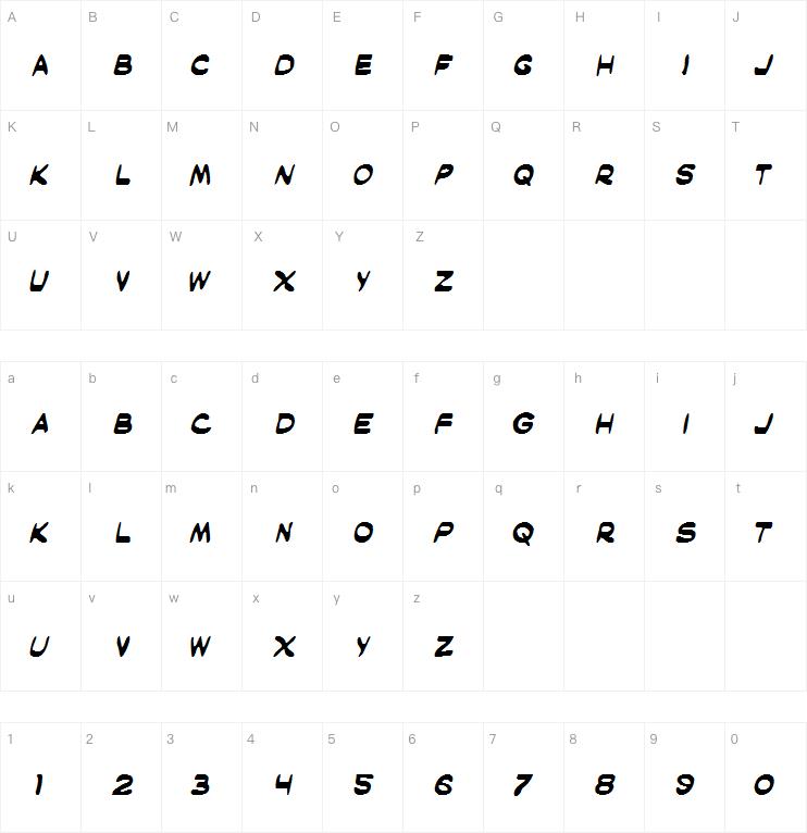 Masked Marvel字体