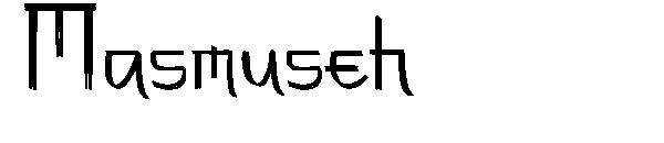 Masmuseh字体