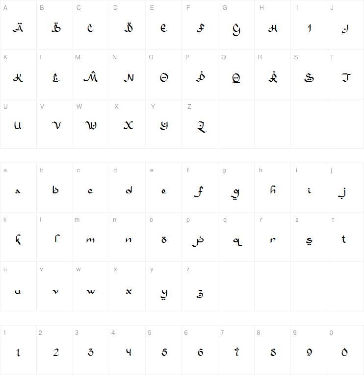 Massyabhan Regular字体