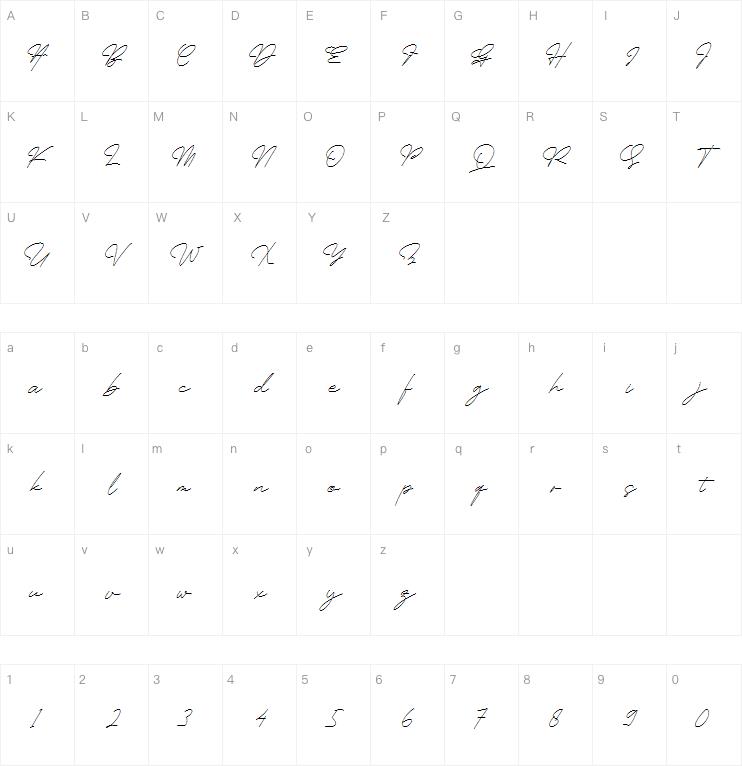 Masteria字体