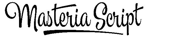 Masteria Script字体