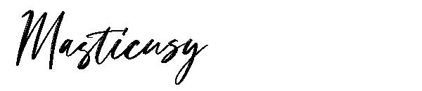 Masticusy字体