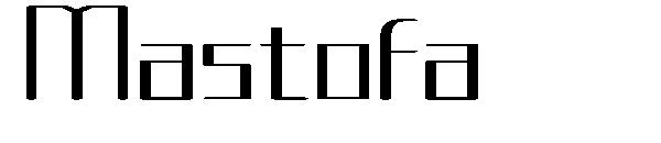Mastofa字体
