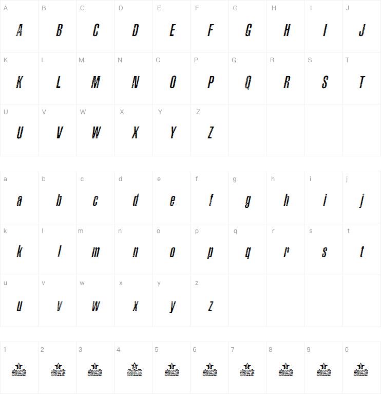 Material World字体