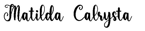 Matilda Calrysta字体