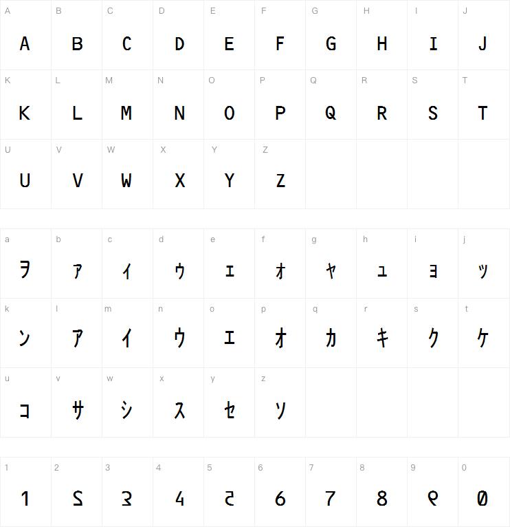 Matrix Code NFI字体