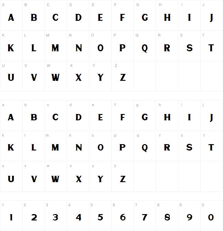 Matrole Vintage字体