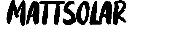 Mattsolar