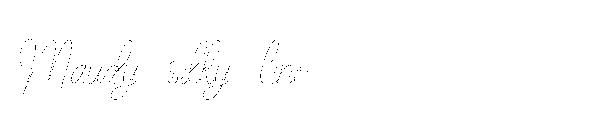 Maudy _silky _line字体