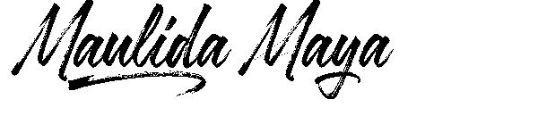 Maulida Maya字体