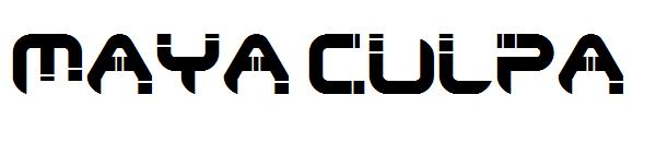Maya Culpa字体