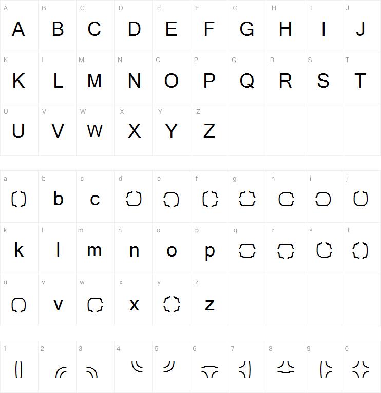 Maze Maker Cavern Level 1F字体