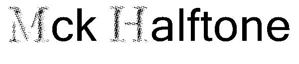 Mck Halftone字体