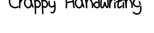 Crappy Handwriting