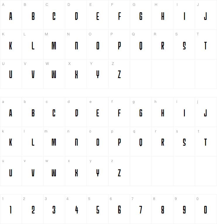 MechEffects1 BB字体