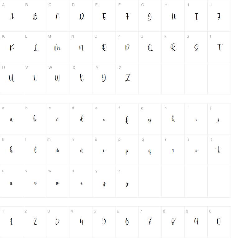 meghan holland字体