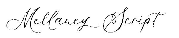 Mellaney Script字体