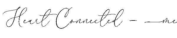 Heart Connected - Melody Sunday字体