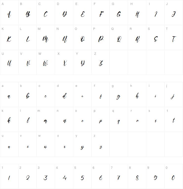 Memonoglia字体