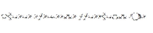 Menina Graciosa Ornaments Two字体