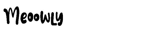Meoowly字体