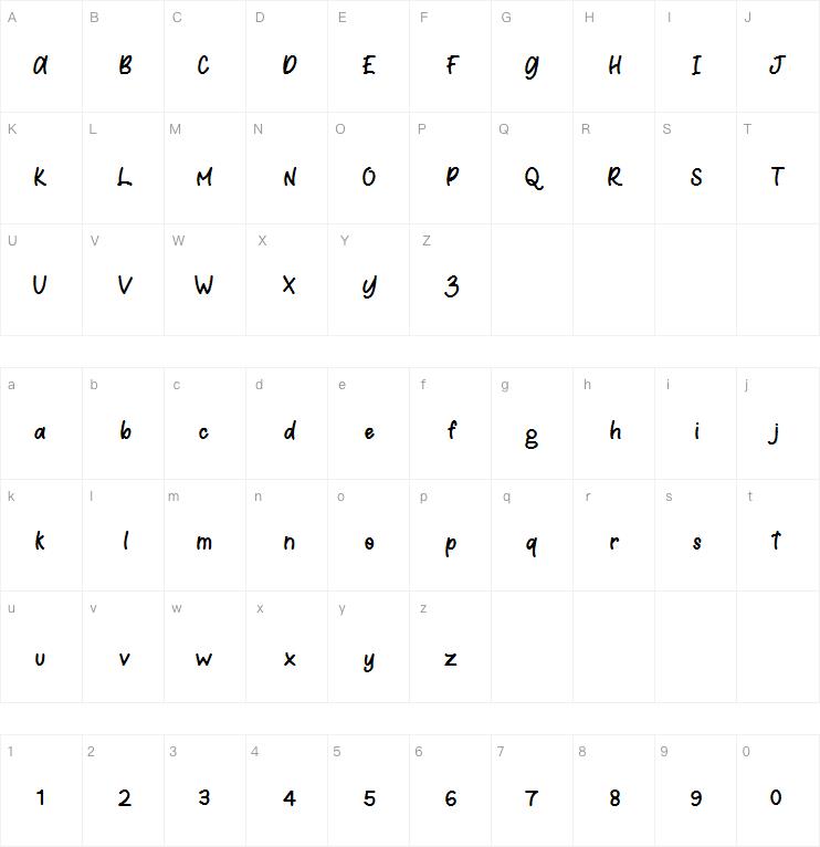 Meow Meong字体