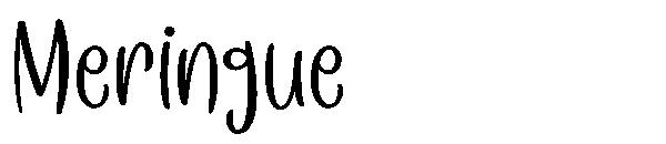 Meringue字体