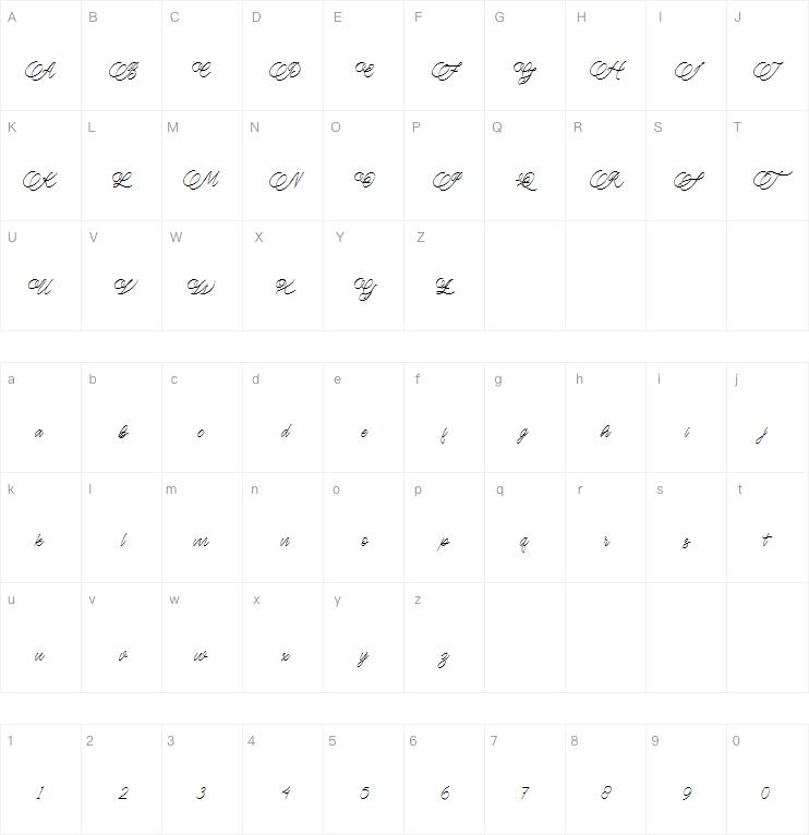 Meryliana字体