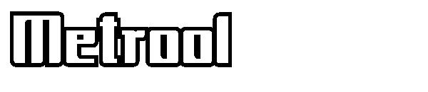 Metrool字体