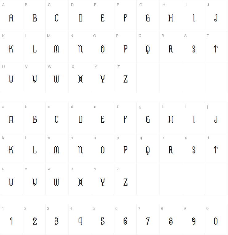 Metropolis NF字体