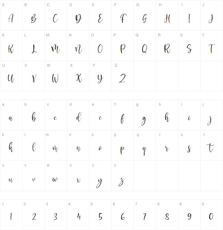 Metropolis Script字体