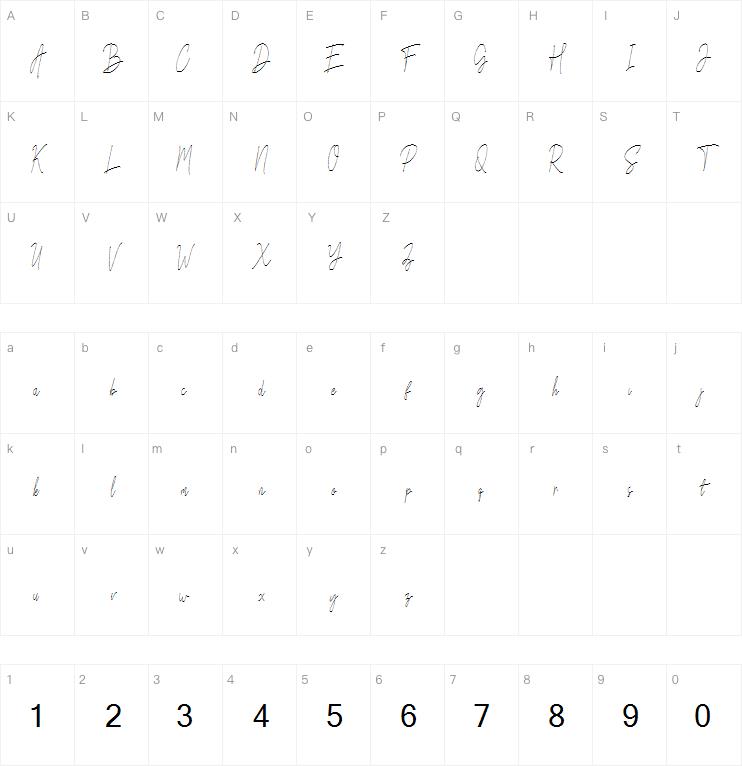 Mettallion Signature字体
