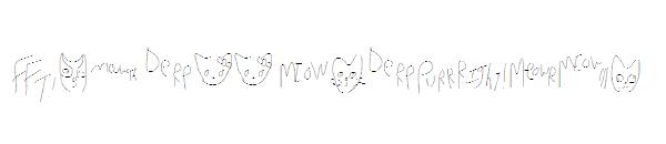 Mew Too CatDings字体