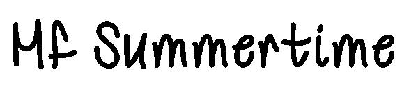 Mf Summertime字体