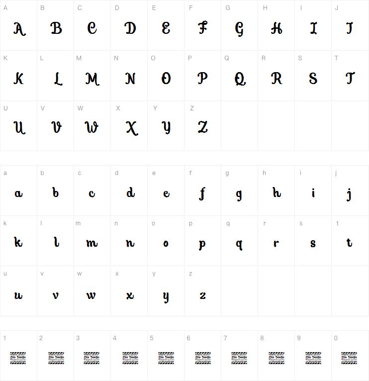 Micfloral字体