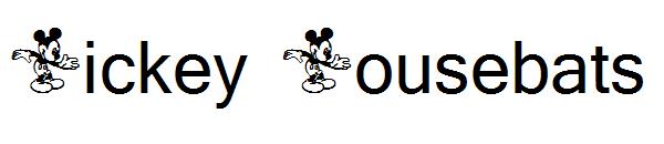 Mickey Mousebats字体