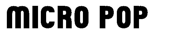 MICRO POP字体