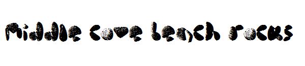 middle cove beach rocks