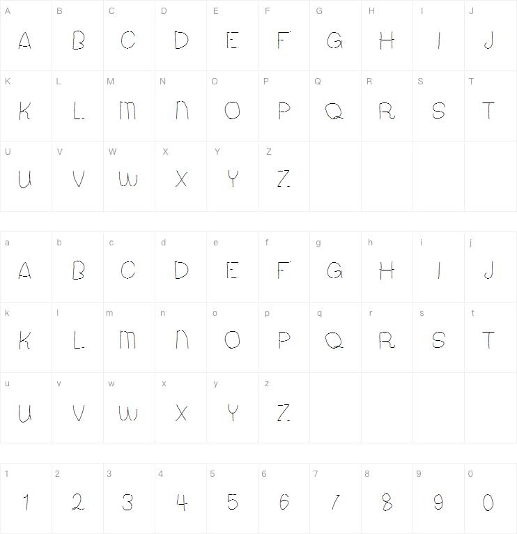 MiddleSchoolIsHard字体