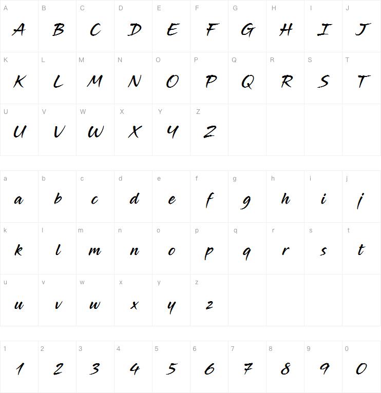 Midnight Drive字体