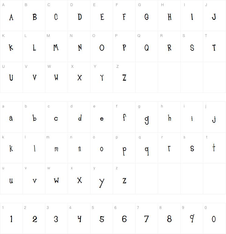 Midnight Junk Yard字体