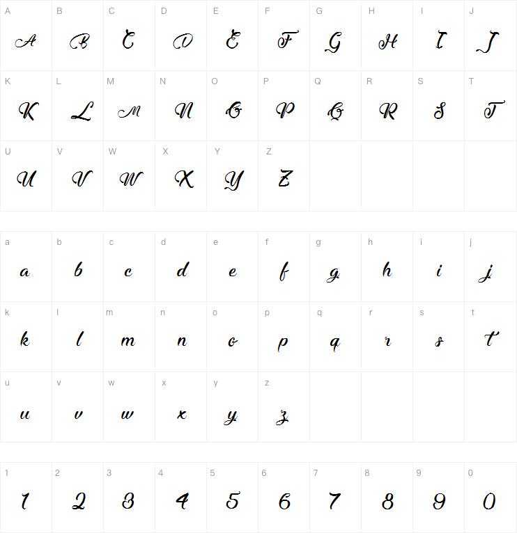 Midnight Valentine字体